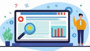 تصدر نتائج البحث في جوجل بدون باك لينك – صورة تعبر عن موقع يتقدم في ترتيب جوجل عبر تحسين المحتوى والكلمات المفتاحية وتجربة المستخدم دون الاعتماد على الروابط الخلفية